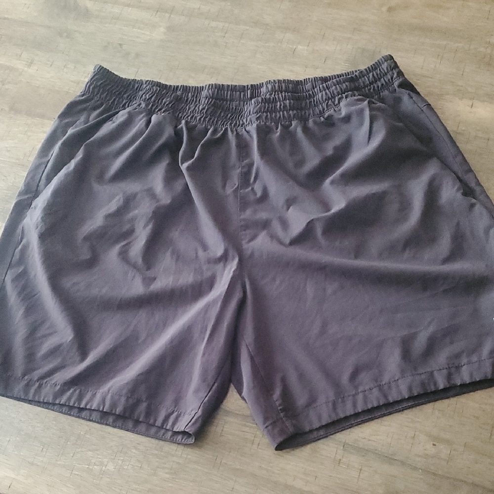 Layer 8 Gray Athletic Shorts with Elastic Waistband
